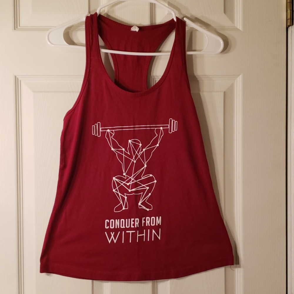Red flexmafia workout top
